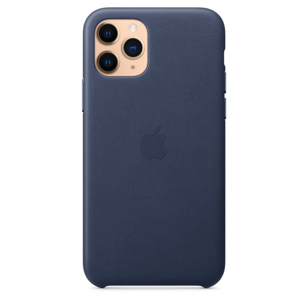 Apple Leather Case for iPhone 11 Pro - Midnight Blue - MWYG2ZM/A