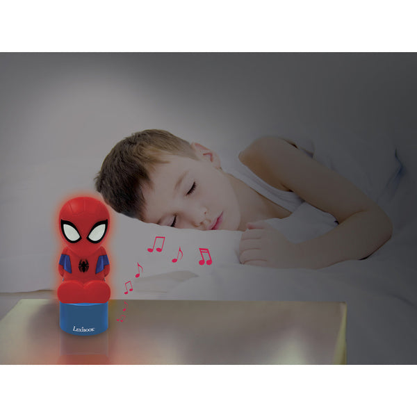 Lexibook Spiderman Colour Changing Nightlight and Speaker - NS01SP