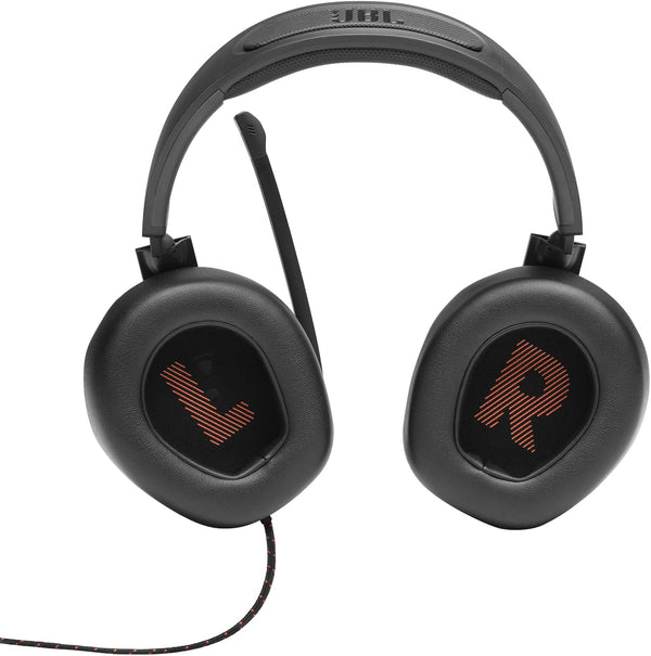 JBL Quantum 300 Wired On-Ear Gaming Headset with Microphone | Multi-Platform Compatible - Black - JBLQUANTUM300BLK