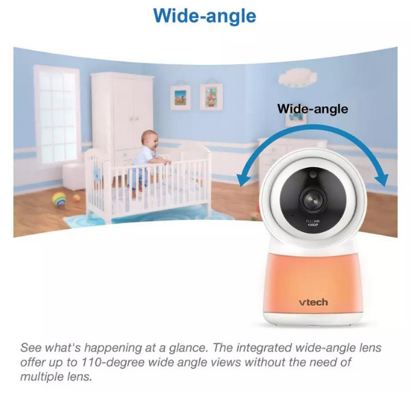 VTech 5" Smart WiFi 1080p Pan & Tilt Monitor | From Birth - 10 Years - RM5754HD