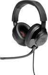 JBL Quantum 300 Wired On-Ear Gaming Headset with Microphone | Multi-Platform Compatible - Black - JBLQUANTUM300BLK