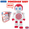 Lexibook Powerman Baby Walking Talking Educational Toy Robot - ROB15EN