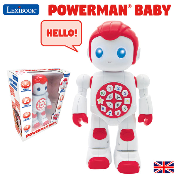 Lexibook Powerman Baby Walking Talking Educational Toy Robot - ROB15EN