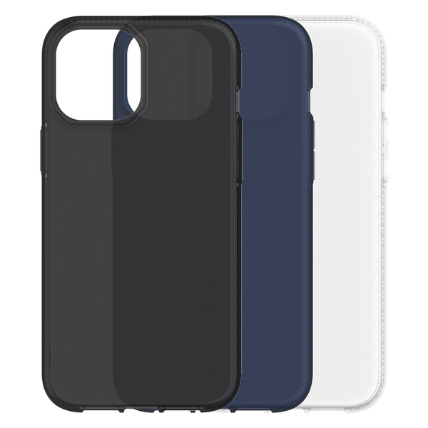 Griffin Survivor Clear Case for iPhone 12 Mini, 12, 12 Pro & 12 Pro Max - Black, Navy Blue & Clear