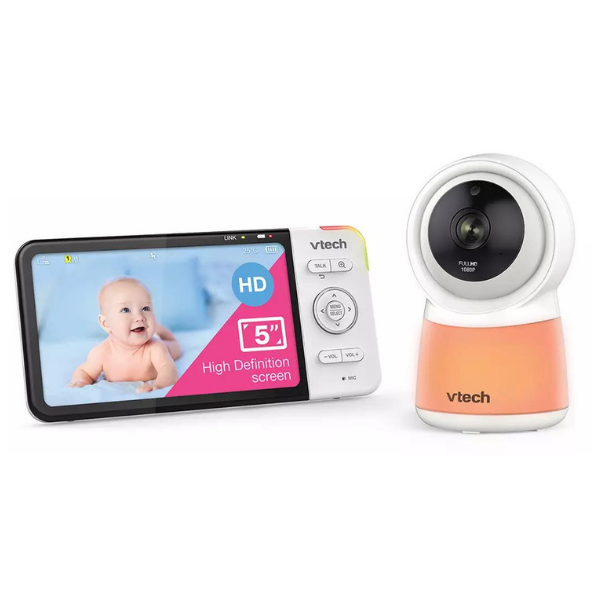 VTech 5" Smart WiFi 1080p Pan & Tilt Monitor | From Birth - 10 Years - RM5754HD