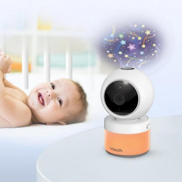 VTech Digital Baby Monitor | 5" Colour Screen | Ceiling Projection - White - VM5463