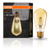 Osram 1906 LED E27 Vintage Filament Glass Edison ES Bulb 37W - Gold - LV962095