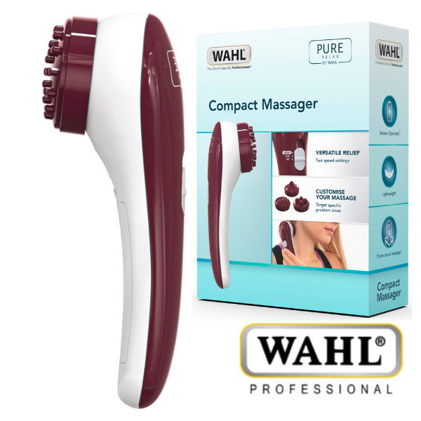 Wahl Pure Relax Compact Massager | Head, Arm, Neck - Red - ZY108