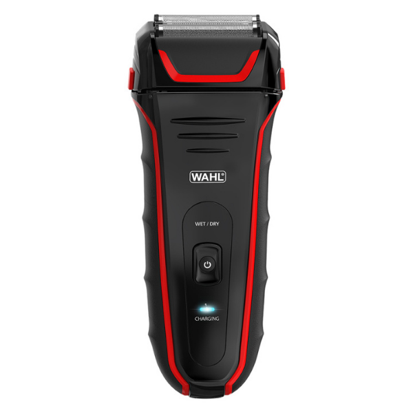 Wahl Clean & Close Plus Wet/Dry Shaver - Black/Red - 7064-017