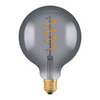 Osram 1906 LED E27 Vintage Spiral Filament Glass ES Bulb Globe 25W - Smoke - LV269989