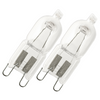 Osram Halogen G9 Capsule Light Bulb Clear 33W (2 Pack) - Warm White - LV195370