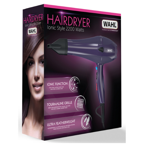 Wahl Ionic Style Hair Dryer 2200W - Purple - ZY145