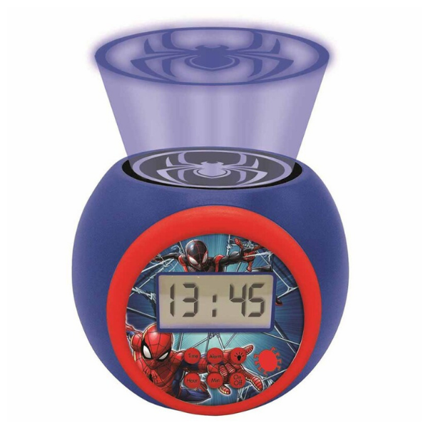 Lexibook Kids Toy Night Light Projector Clock with Timer - Frozen 2, Paw Patrol, Peppa Pig, Super Mario, Toy Story, Unicorn, Spiderman & Harry Potter