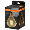 Osram 1906 LED E27 Vintage Filament ES Light Bulb Diamond Glass 40W - Gold - LV091955