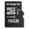 Integral MicroHDSC Micro SD 16GB Memory Card with SD Adaptor | Class 10 - INMSDH16G10