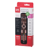 One for All Essential 6-Way Anti Microbial Universal Remote Control - Black - URC3661