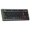 Marvo Scorpion K607 Gaming Keyboard | USB 2.0 | TKL Layout | 3 Colour Backlight - Black