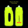 Plantronics BackBeat Fit GLOW in the Dark Drinks Bottle with One-Way Valve Spout | 500ml | High Visibility | for Walking, Jogging or Running – BBFIT/GLOW