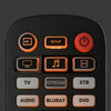 One for All Essential 6-Way Anti Microbial Universal Remote Control - Black - URC3661