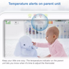 VTech Digital Baby Monitor | 5" Colour Screen | Ceiling Projection - White - VM5463