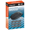 Infapower Wireless Optical Mouse with 2 Button Design | Scroll Wheel - Black - X205