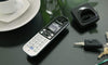 Panasonic KX-TG6812EB Twin DECT Cordless Telephone with Large White LCD and Elegant Design