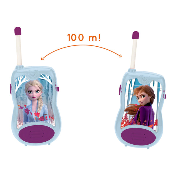 Lexibook Frozen 2 II Twin Pack Kids Walkie Talkies 100m Range - TW12FZ