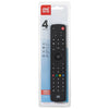 One For All Contour Universal 4 in 1 Television Remote Control - Black - URC1240