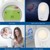 VTech Audio Baby Monitor with Room Temp | Night Light | Lullabies - White - DM1211