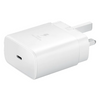 Samsung Super Fast 45W 3-Pin Wall Charger 2.0 with USB Type-C to Type-C Cable (5 A) - White - EP-TA845XWEGGB