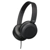 JVC Foldable Wired On-Ear Headphones with Remote Microphone - Black - HAS31MBE