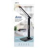 Groov-e Ares Touch Control LED Desk Lamp with Qi Wireless Charger & Alarm Clock - Black or White - GVWC04