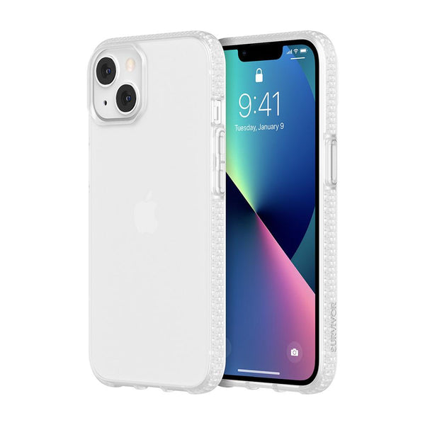 Griffin Survivor Clear Case for iPhone 13 Mini, 13, 13 Pro or 13 Pro Max - Black, Clear, Navy or Pink