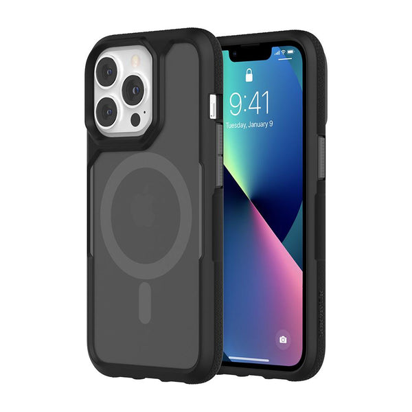 Griffin Survivor Endurance Case for iPhone 13 Mini, 13, 13 Pro or 13 Pro Max - Black/Grey, Steel Blue or Plum
