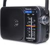 Panasonic RF2400 Portable Radio AM/FM with AC or DC operation - Black - RF2400DEB-K