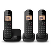 Panasonic KX-TGC413EB Digital Cordless Phone with Nuisance Call Blocker - Trio Handsets (Pack of 3)