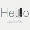 Google Nest Hello Video Doorbell Camera Wired with Night Vision, 160° View - NC5100GB (Refurbished)