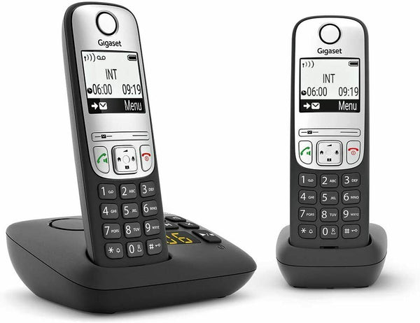 Gigaset A690A Cordless DECT Home Telephone with Answering Machine - Single, Duo or Trio