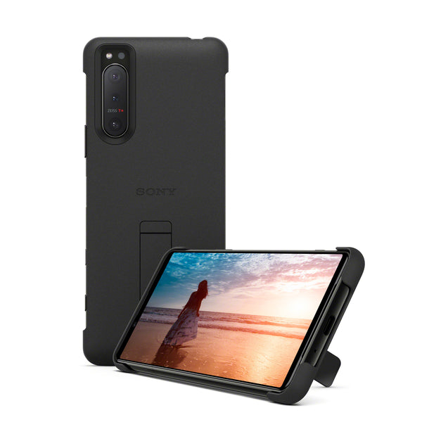 Sony Style Cover Case with Kickstand for Xperia 5 II - Black - XQZ-CBAD